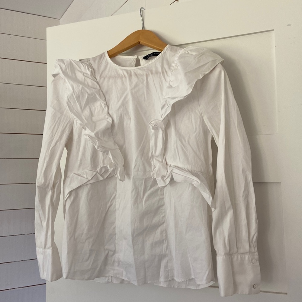 Zara Ruffle Blouse